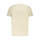 Tommy Hilfiger Beige Cotton Men T-Shirt